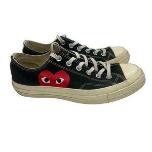 Converse Comme Des Garcons Red Heart CT All Star 70 Low Sneakers Men's Size 8